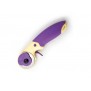 Rollschneider violett und gelb 45mm